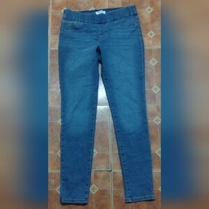 EUC Nine West Women's Heidi Pull-On Blue Skinny Jeans